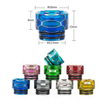 Reewape Resin 810 Drip Tip لون عشوائي (10 قطع/عبوة) – AS116F - عبوة واحدة
