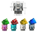 Reewape Resin 810 Drip Tip لون عشوائي (10 قطع/عبوة) – AS116F - عبوة واحدة
