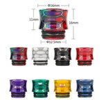 Reewape Resin 810 Drip Tip لون عشوائي (10 قطع/عبوة) – AS116F - عبوة واحدة
