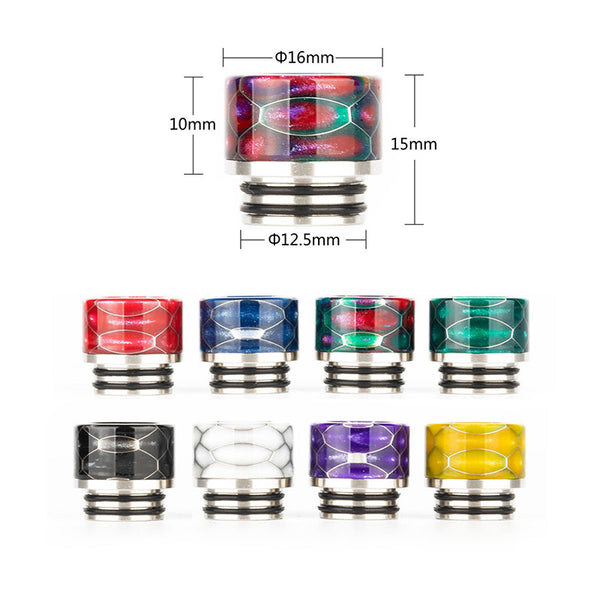 Reewape Resin 810 Drip Tip لون عشوائي (10 قطع/عبوة) – AS213S - 1 عبوة
