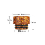 Reewape Resin 810 Drip Tip لون عشوائي (10 قطع/عبوة) – AS116F - عبوة واحدة
