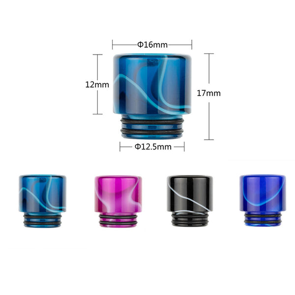 Reewape Resin 810 Drip Tip لون عشوائي (10 قطع/عبوة) – AS240 - عبوة واحدة
