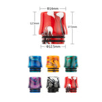 Reewape Resin 810 Drip Tip لون عشوائي (10 قطع/عبوة) – AS116F - عبوة واحدة
