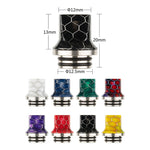 Reewape Resin 810 Drip Tip لون عشوائي (10 قطع/عبوة) – AS116F - عبوة واحدة
