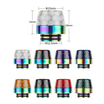 Reewape Resin 810 Drip Tip لون عشوائي (10 قطع/عبوة) – AS116F - عبوة واحدة
