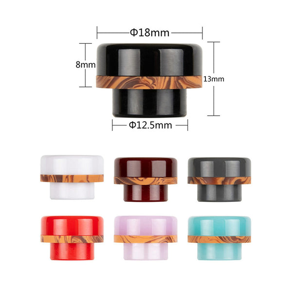 Reewape Resin 810 Drip Tip لون عشوائي (10 قطع/عبوة) – AS289 - 1 علبة
