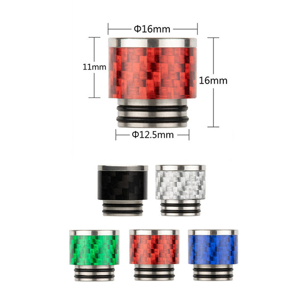 Reewape Resin 810 Drip Tip لون عشوائي (10 قطع/عبوة) – AS291 - 1 حزمة
