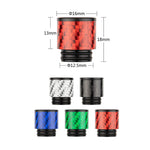 Reewape Resin 810 Drip Tip لون عشوائي (10 قطع/عبوة) – AS116F - عبوة واحدة
