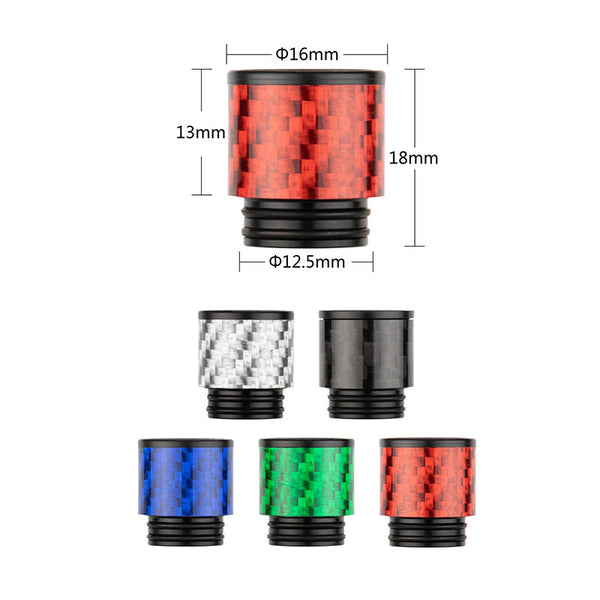 Reewape Resin 810 Drip Tip لون عشوائي (10 قطع/عبوة) – AS292 - عبوة واحدة

