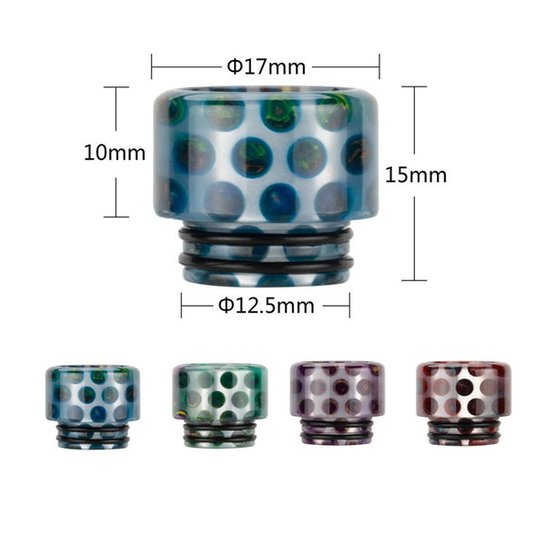 Reewape Resin 810 Drip Tip لون عشوائي (10 قطع/عبوة) – AS306 - 1 عبوة
