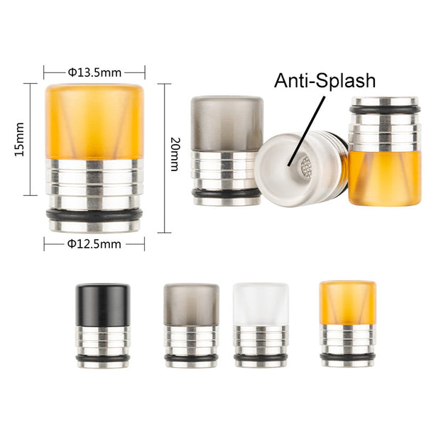 Reewape Resin 810 Drip Tip لون عشوائي (10 قطع/عبوة) – AS311 - عبوة واحدة
