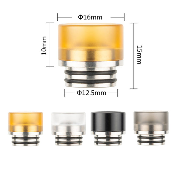 Reewape Resin 810 Drip Tip لون عشوائي (10 قطع/عبوة) – AS312 - حزمة واحدة
