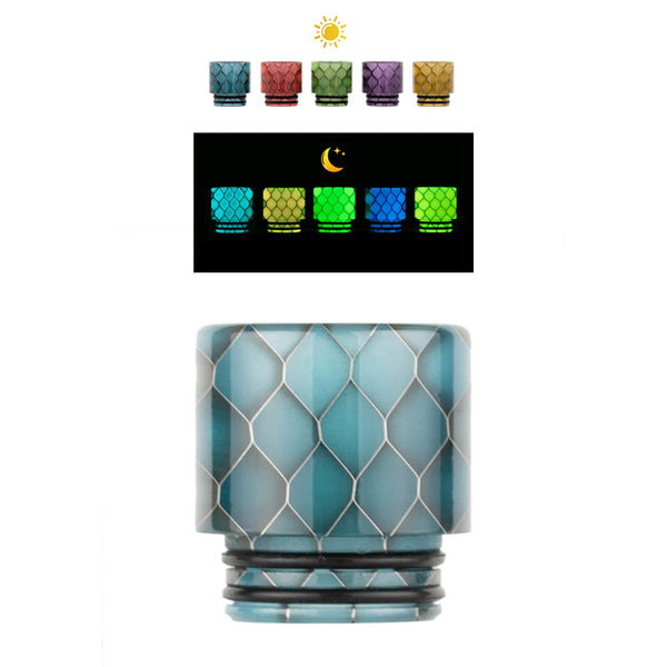 Reewape Resin 810 Drip Tip لون عشوائي (10 قطع/عبوة) – أزرق (AS249Y) - عبوة واحدة
