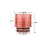 Reewape Resin 810 Drip Tip لون عشوائي (10 قطع/عبوة) – AS116F - عبوة واحدة
