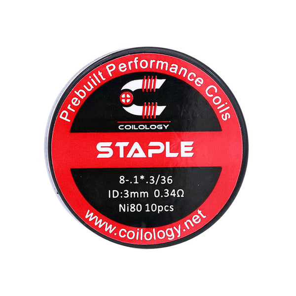 10 résistances pré-assemblées Coilology Staple 38ga*28ga*8+36ga
