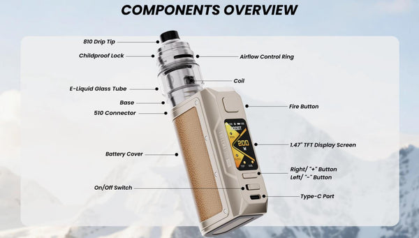 Lost Vape Thelema Q200 Pro Mod Kit 200W with Centaurus Sub Ohm V2 Tank 5ml – Lost Vape Thelema Q200 Pro Mod Kit 200W with Centaurus Sub Ohm V2 Tank 5ml
