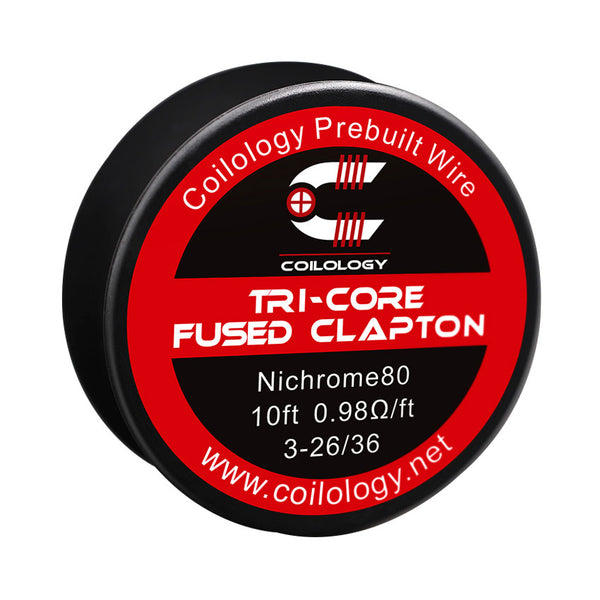 Bobine de fil Coilology Tri-Core Fused Clapton de 3 m (10 pieds) – Bobine de fil Coilology Tri-Core Fused Clapton de 3 m (10 pieds)

