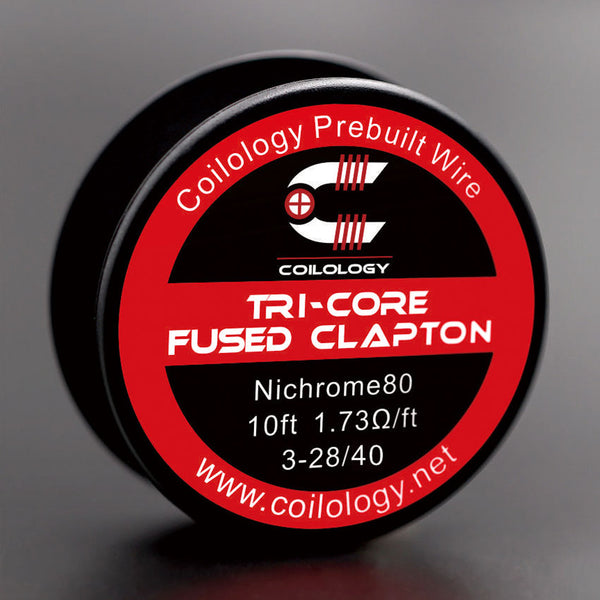 Bobine de fil Coilology Tri-Core Fused Clapton de 3 m (10 pieds) – Bobine de fil Coilology Tri-Core Fused Clapton de 3 m (10 pieds)
