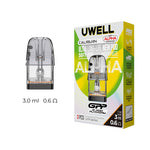 Uwell Caliburn GPP Alpha Cartridge – 0.4ohm - Side Refill (3pcs/pack)
