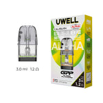 Uwell Caliburn GPP Alpha Cartridge – 0.4ohm - Side Refill (3pcs/pack)
