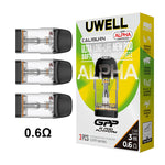 Uwell Caliburn GPP Alpha Cartridge – 0.4ohm - Side Refill (3pcs/pack)
