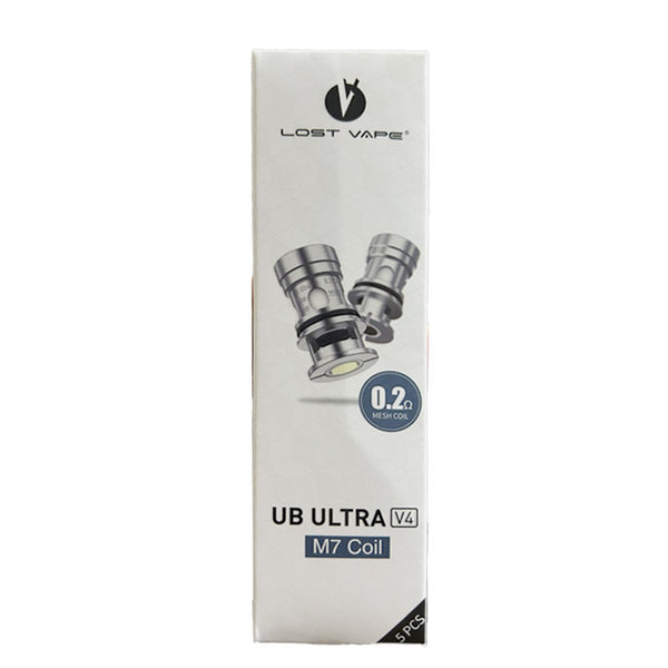 ملف استبدال Lost Vape UB Ultra V4 (5 قطع/عبوة) – UB ULTRA M7 0.2ohm - عبوة واحدة
