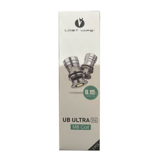 ملف استبدال Lost Vape UB Ultra V4 (5 قطع/عبوة) – UB ULTRA M8 0.15ohm - عبوة واحدة

