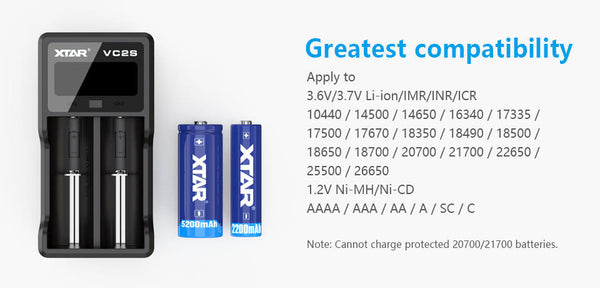 Xtar VC2SL Charger – Xtar VC2SL Charger
