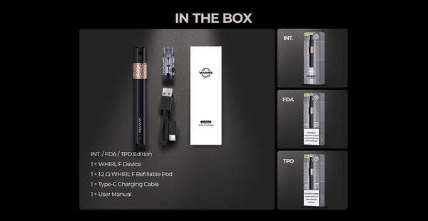 Kit système de pods UWELL Whirl F 450 mAh 2 ml – Kit système de pods UWELL Whirl F 450 mAh 2 ml
