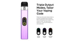 مجموعة نظام Vaporesso XROS 4 Pod بسعة 1000 مللي أمبير/ساعة وسعة 3 مل (معروضة للبيع) – لوحة ألوان الباستيل - إصدار 0.6 أوم
