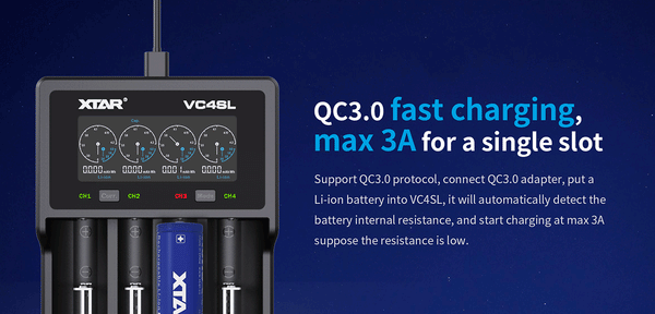 شاحن Xtar VC4SL – شاحن Xtar VC4SL
