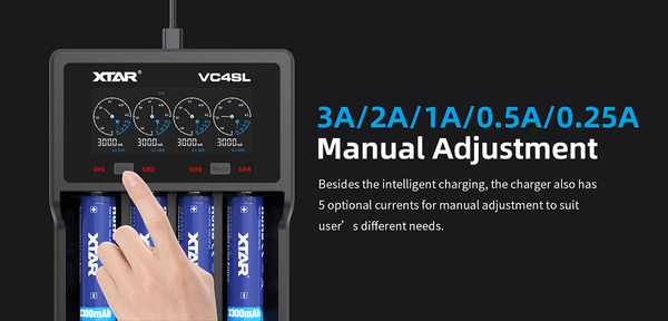 شاحن Xtar VC4SL – شاحن Xtar VC4SL
