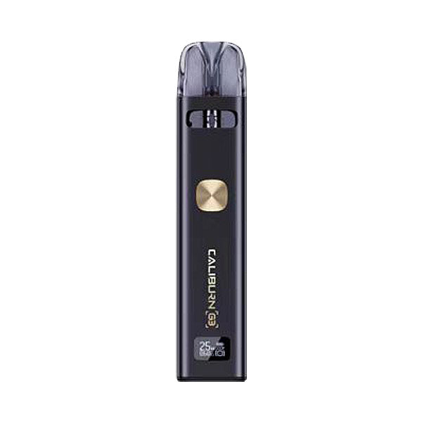 Kit système de pods Uwell Caliburn G3 900 mAh 2,5 ml / 2 ml – Midnight Gold - Édition TPD
