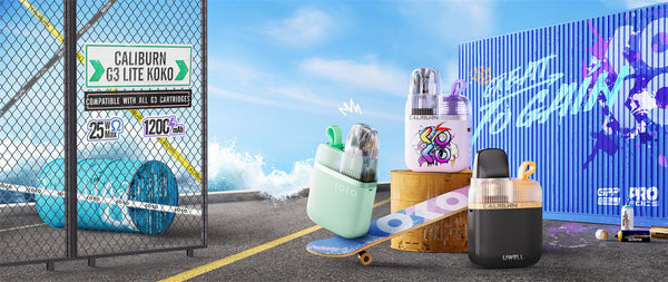Kit système de pods Uwell Caliburn G3 Lite KOKO 1200 mAh 2,5 ml (Max 25 W) – Kit système de pods Uwell Caliburn G3 Lite KOKO 1200 mAh 2,5 ml (Max 25 W)

