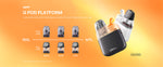 Kit système de pods Uwell Caliburn G3 Lite KOKO 1200 mAh 2,5 ml (Max 25 W) – Gris Basalte - Kit KOKO G3 Lite

