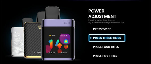 Kit système de pods Uwell Caliburn G3 Pro KOKO 1250 mAh 3 ml (EN SOLDE) – Kit système de pods Uwell Caliburn G3 Pro KOKO 1250 mAh 3 ml (EN SOLDE)
