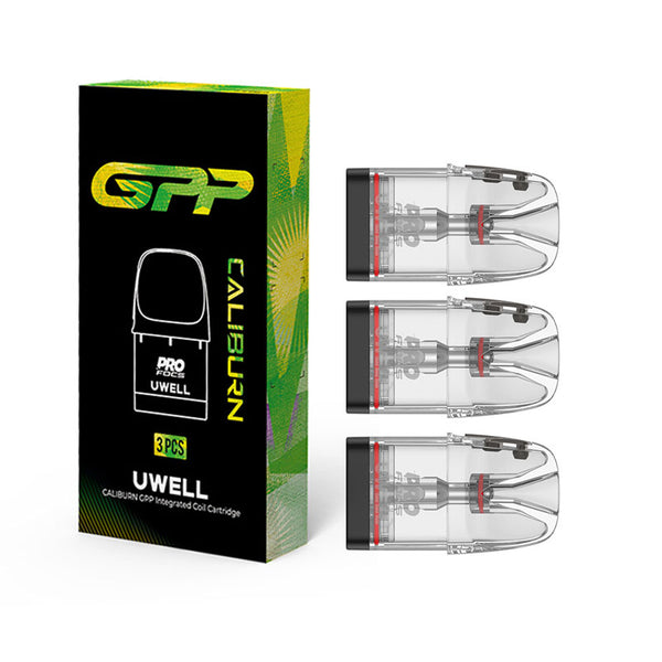 خرطوشة Uwell Caliburn GPP المُحسّنة سعة 3 مل (3 قطع/عبوة) – خرطوشة Uwell Caliburn GPP المُحسّنة سعة 3 مل (3 قطع/عبوة)
