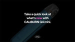مجموعة نظام Uwell Caliburn G4 Mini Pod سعة 1100 مللي أمبير/ساعة وسعة 3 مل (بحد أقصى 35 واط) – مجموعة Caliburn G4 Mini - أسود ليلي
