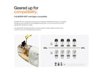 طقم نظام Uwell Caliburn G4 Pod بسعة 1300 مللي أمبير وسعة 3 مل (بحد أقصى 35 واط) – طقم بود كاليبورن جي 4 بلون الشفق الفضي
