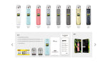 طقم نظام Uwell Caliburn G4 Pod بسعة 1300 مللي أمبير وسعة 3 مل (بحد أقصى 35 واط) – طقم بود كاليبورن جي 4 بلون الشفق الفضي
