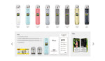 طقم نظام Uwell Caliburn G4 Pod بسعة 1300 مللي أمبير وسعة 3 مل (بحد أقصى 35 واط) – طقم بود كاليبورن جي 4 بلون الشفق الفضي

