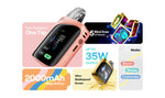 طقم نظام Uwell Caliburn G4 Pro Koko Pod بسعة 2000 مللي أمبير وسعة 3 مل (35 واط) – ديزرت جولد - كاليبورن جي 4 برو كوكو
