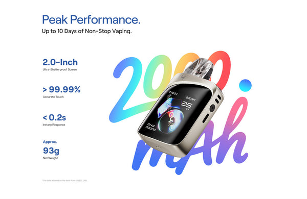 طقم نظام Uwell Caliburn G4 Pro Koko Pod بسعة 2000 مللي أمبير وسعة 3 مل (35 واط) – طقم نظام Uwell Caliburn G4 Pro Koko Pod بسعة 2000 مللي أمبير وسعة 3 مل (35 واط)
