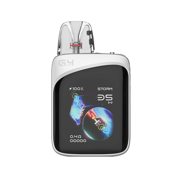 طقم نظام Uwell Caliburn G4 Pro Koko Pod بسعة 2000 مللي أمبير وسعة 3 مل (35 واط) – أبيض كريستالي - كاليبورن جي 4 برو كوكو
