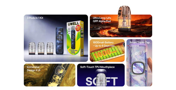Uwell Caliburn G5 Pod System Kit 1600mAh 3ml (Max 35W) – Uwell Caliburn G5 Pod System Kit 1600mAh 3ml (Max 35W)
