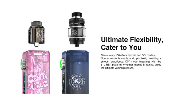 Lost Vape Centaurus N100 Boîte Mod 100W – Lost Vape Centaurus N100 Boîte Mod 100W
