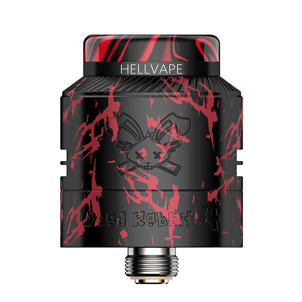 Atomiseur Hellvape Dead Rabbit 4 RDA 24 mm – Noir Rouge - Dead Rabbit 4 RDA
