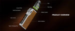 طقم نظام Eleaf iCita Pro Pod بسعة 1600 مللي أمبير وسعة 4 مل (بحد أقصى 50 واط) – أخضر فضي - طقم iCita Pro
