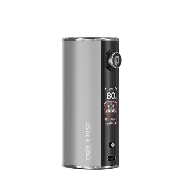 إلياف iStick X80 بوكس ​​مود 3200 مللي أمبير – فضي مطفأ - جهاز آي ستيِك إكس 80
