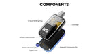 Lost Vape Kata Pod System Kit 1600mAh 10ml (Max 30W) – Shadow Rose - Kata Pod Kit
